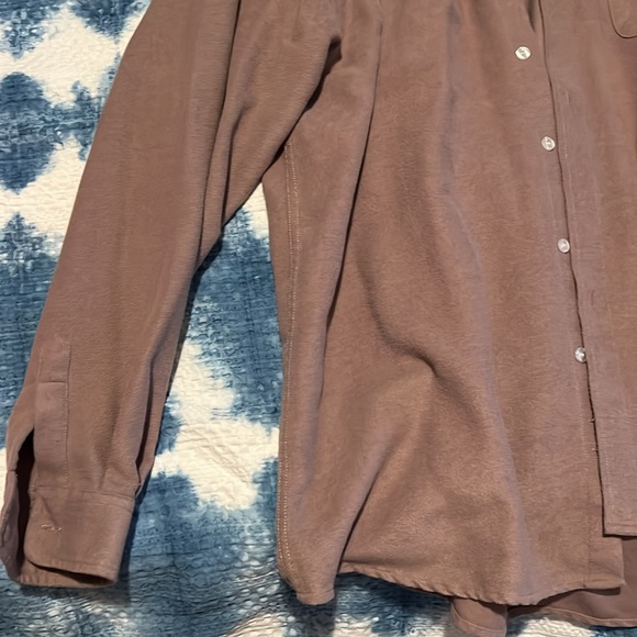 Men’s Polo tan shacket button down - Picture 4 of 7
